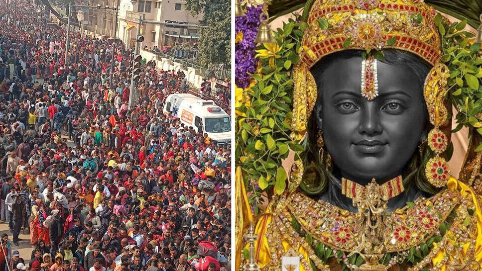 Ramlala broke old records, 25 lakh devotees reached Ayodhya